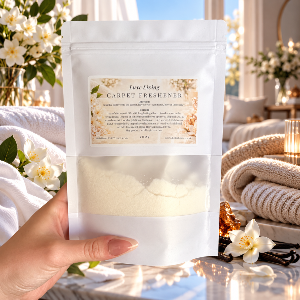 Luxe Living Carpet Powder